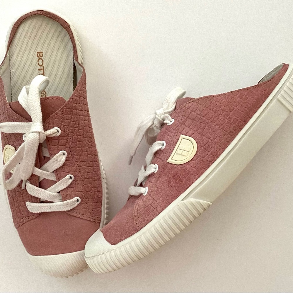 Bottero Women’s Shoes Suede slip-on sneakers pink size 8 - Picture 2 of 11